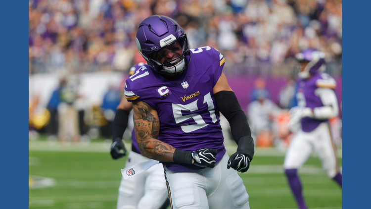 Vikings linebacker Blake Cashman has found his home in the middle of the NFL's most dominant defense — KARE 11 Sports — Gopher